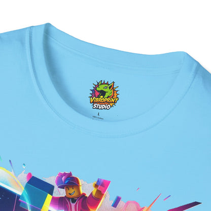 Roblox Avatar T-Shirt for Kids | Unique Roblox Graphic Tee | Roblox Gaming Merch | Cool Gift for Roblox Fans