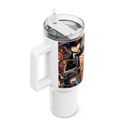 Drinkware - Stanley Tumbler | Colorful Anime and Comics Tumbler for Pop Culture Lovers | Geek Drinkware - custom-made. limited stock. Order yours now and stand out with this exclusive piece!