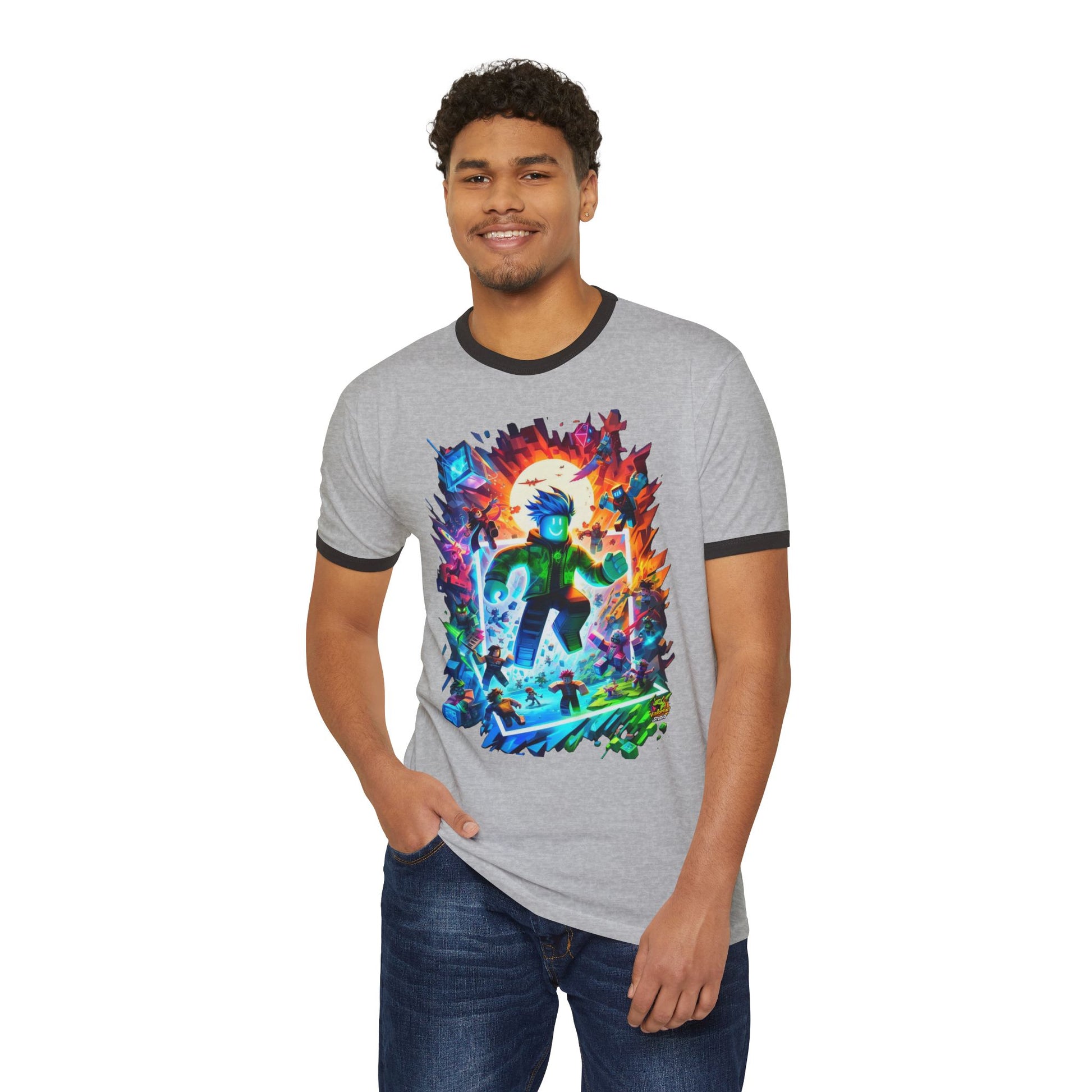 Roblox T Shirt for All Ages | Roblox Gaming Adventure Tee | Roblox Fan Shirt - High Quality Image