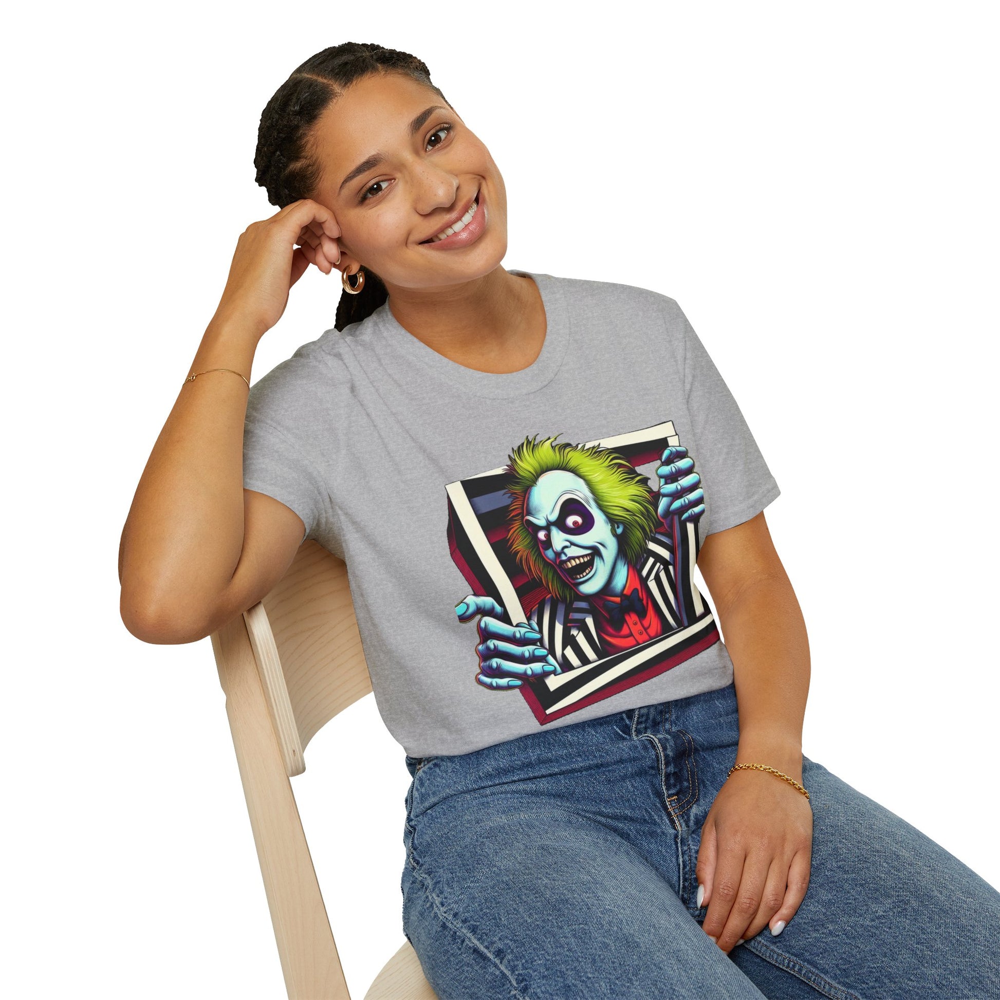 high-quality - Beetlejuice Shirt | Retro Halloween Graphic Tee | Classic Beetlejuice Movie Style | Funny and Spooky T-Shirt for Adults - custom-made. limited stock. Order yours now and stand out with this exclusive piece!