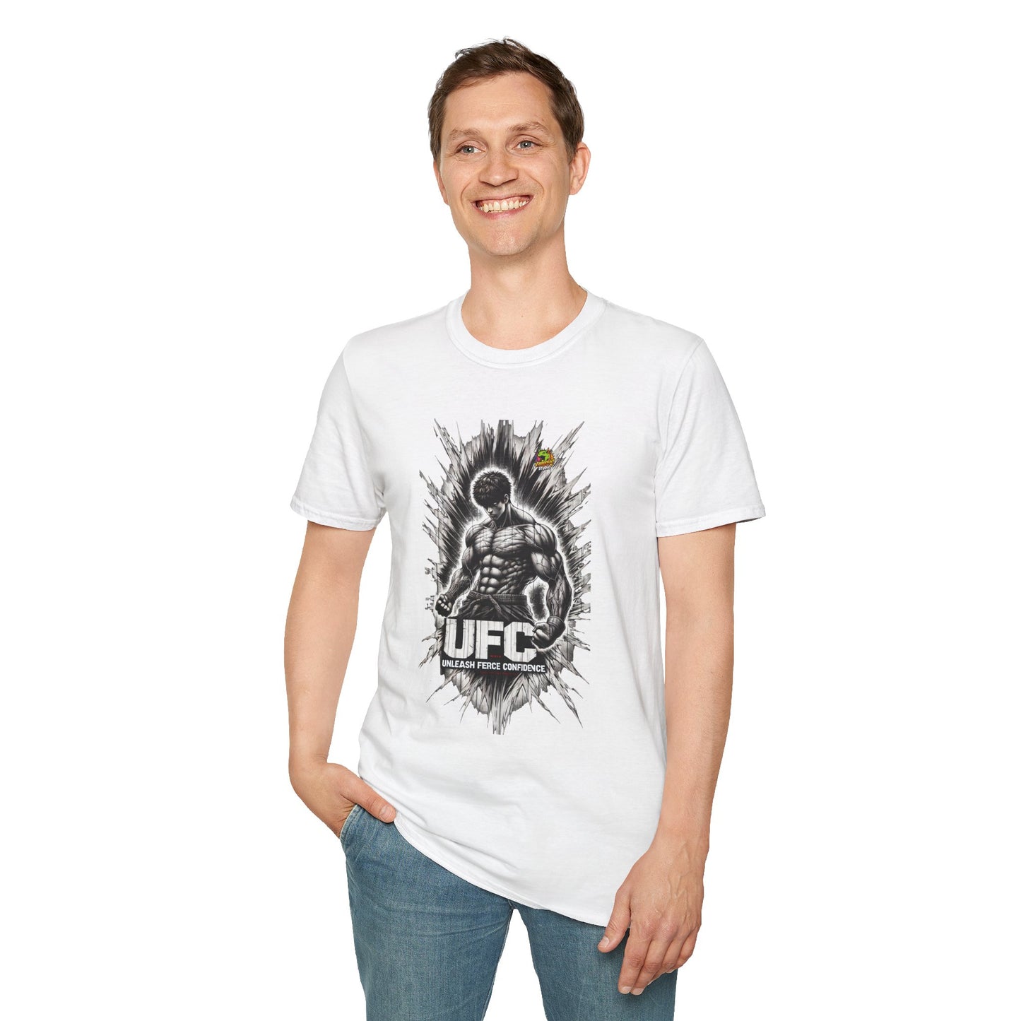 UFC T Shirt | Unleash Fierce Confidence | Motivational UFC Tee with Baki Anime T Shirt