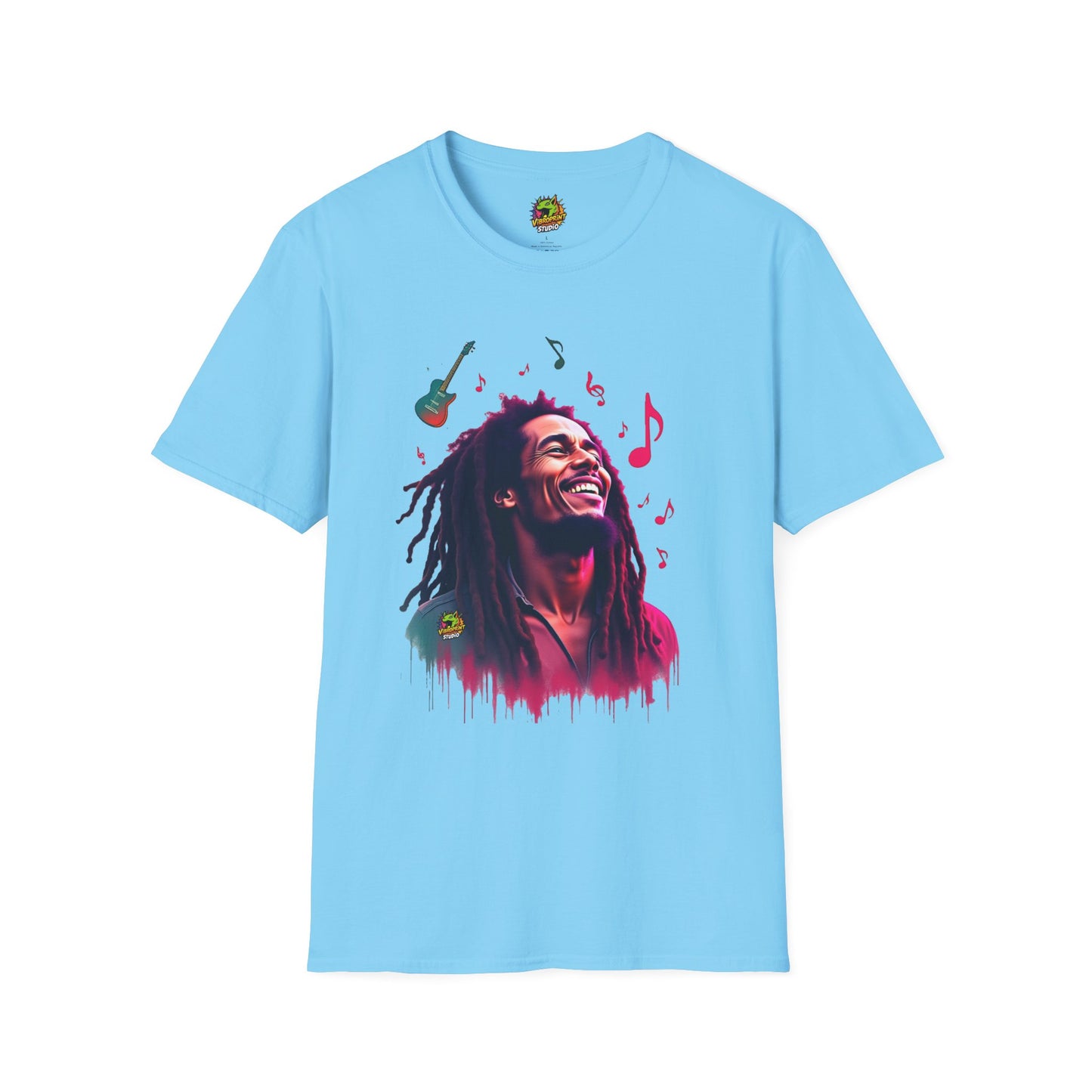 Vibrant - Bob Marley T-Shirt - Vibrant Rasta Revolution - premium material. limited stock. Order yours now and stand out with this exclusive piece!