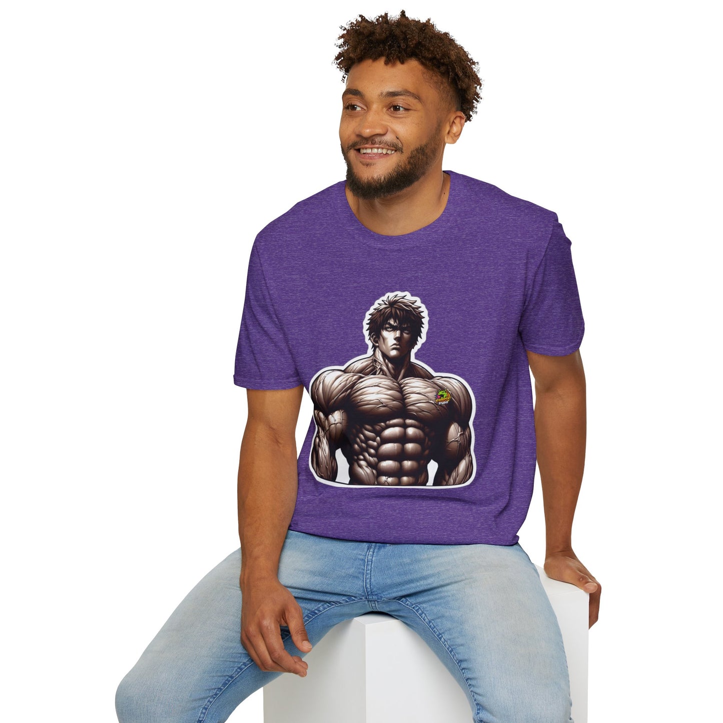 Baki - UFC T Shirt | Unleash Fierce Confidence | Motivational UFC Tee with Baki Anime Inspiration - premium material. limited stock. Order yours now and stand out with this exclusive piece!