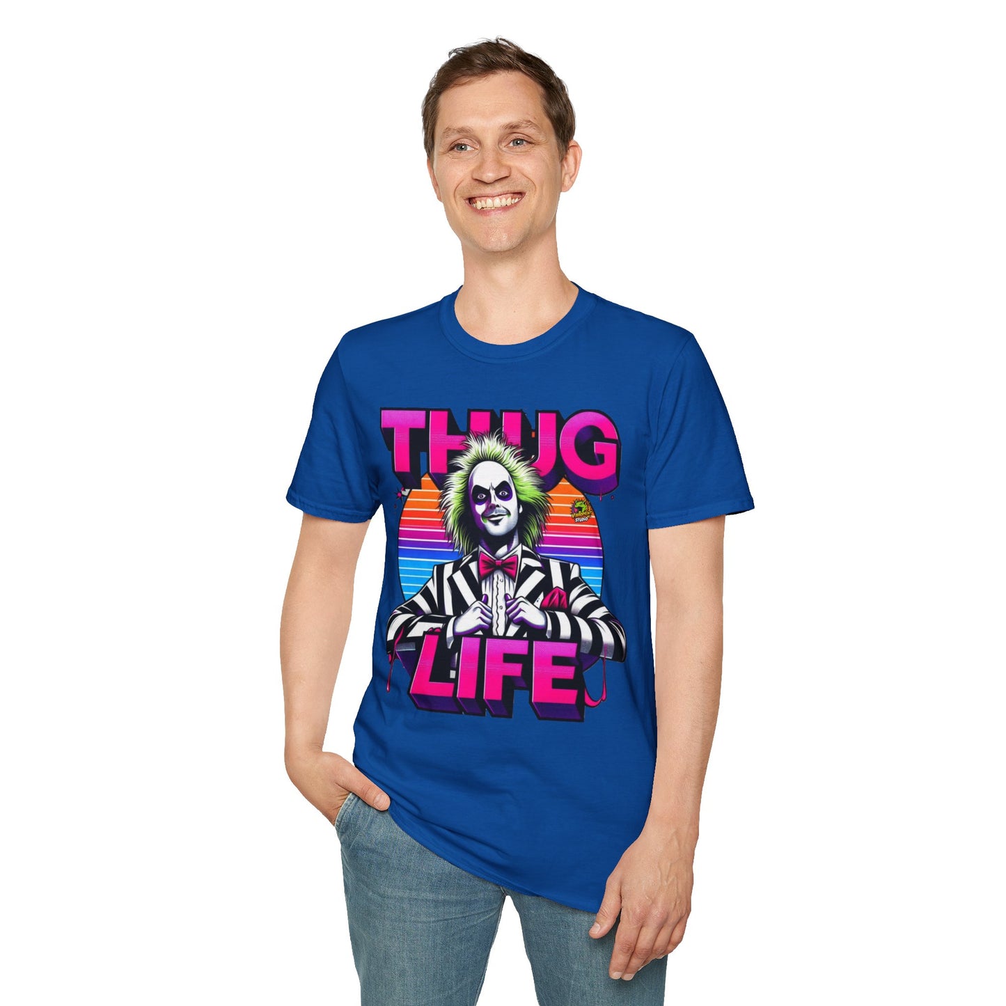 exclusive - Beetlejuice Shirt | Thug Life Inspired T-Shirt | Halloween Horror Graphic Tee | Funny Beetlejuice Shirt - custom-made. limited stock. Order yours now and stand out with this exclusive piece!