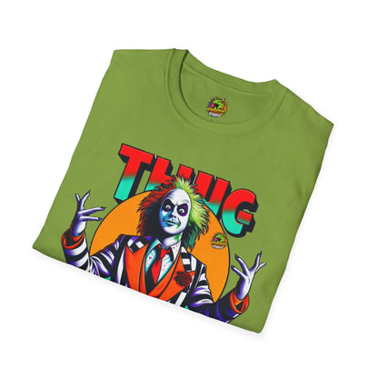 Life - Beetlejuice Shirt | Thug Life Halloween T-Shirt | Creepy Beetlejuice Graphic Tee - custom-made. perfect gift idea. Order yours now and stand out with this exclusive piece!