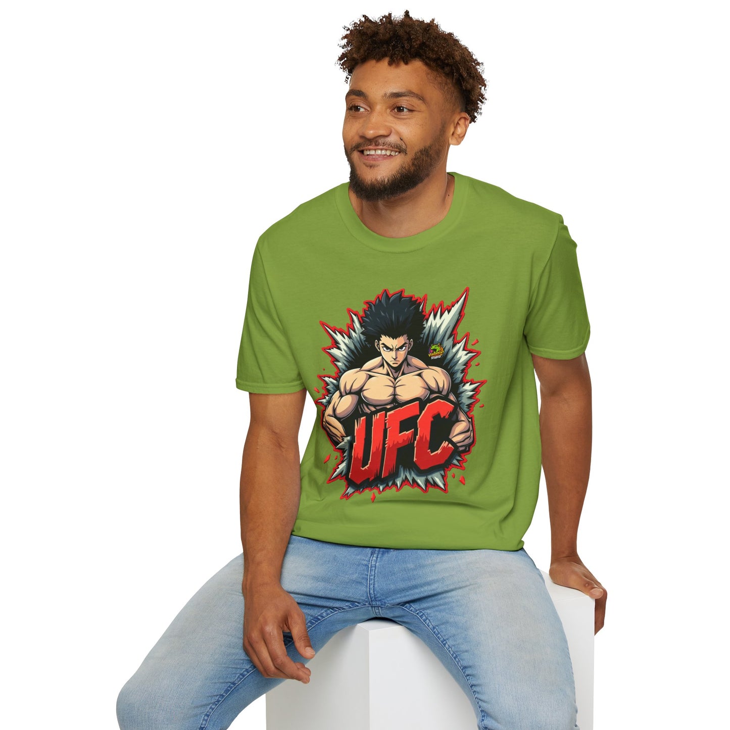 UFC T Shirt | Unleash Fierce Confidence | UFC Tee with Baki Anime Inspiration for Gym