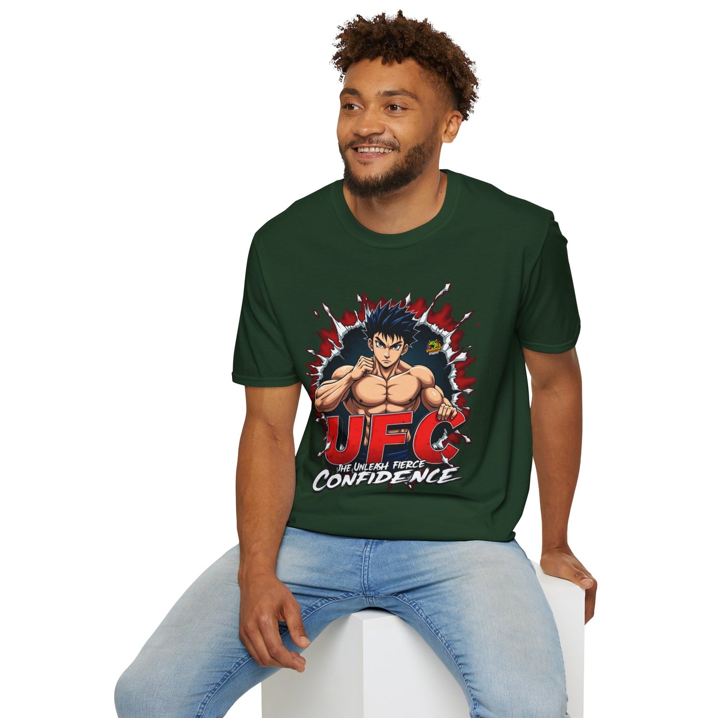 UFC T Shirt | Unleash Fierce Confidence | UFC Tee Inspired by Baki Anime for Fitness Enthusiasts