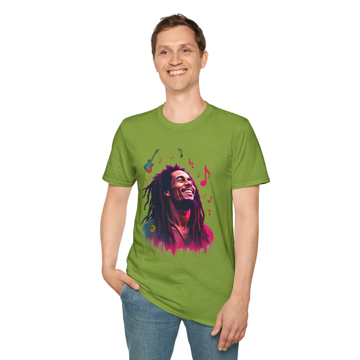 Marley - Bob Marley T-Shirt - Vibrant Rasta Revolution - premium material. perfect gift idea. Order yours now and stand out with this exclusive piece!