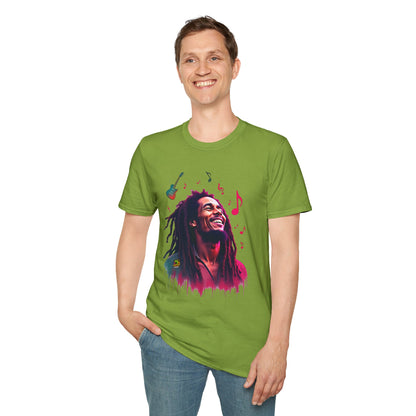 Bob Marley T-Shirt - Vibrant Rasta Revolution