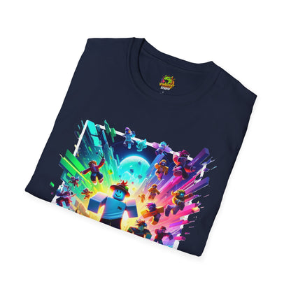 Cool Roblox Adventure Tee for Kids | Roblox Graphic T-Shirt | Roblox Clothing for Boys & Girls | Fun Gift for Roblox Fans