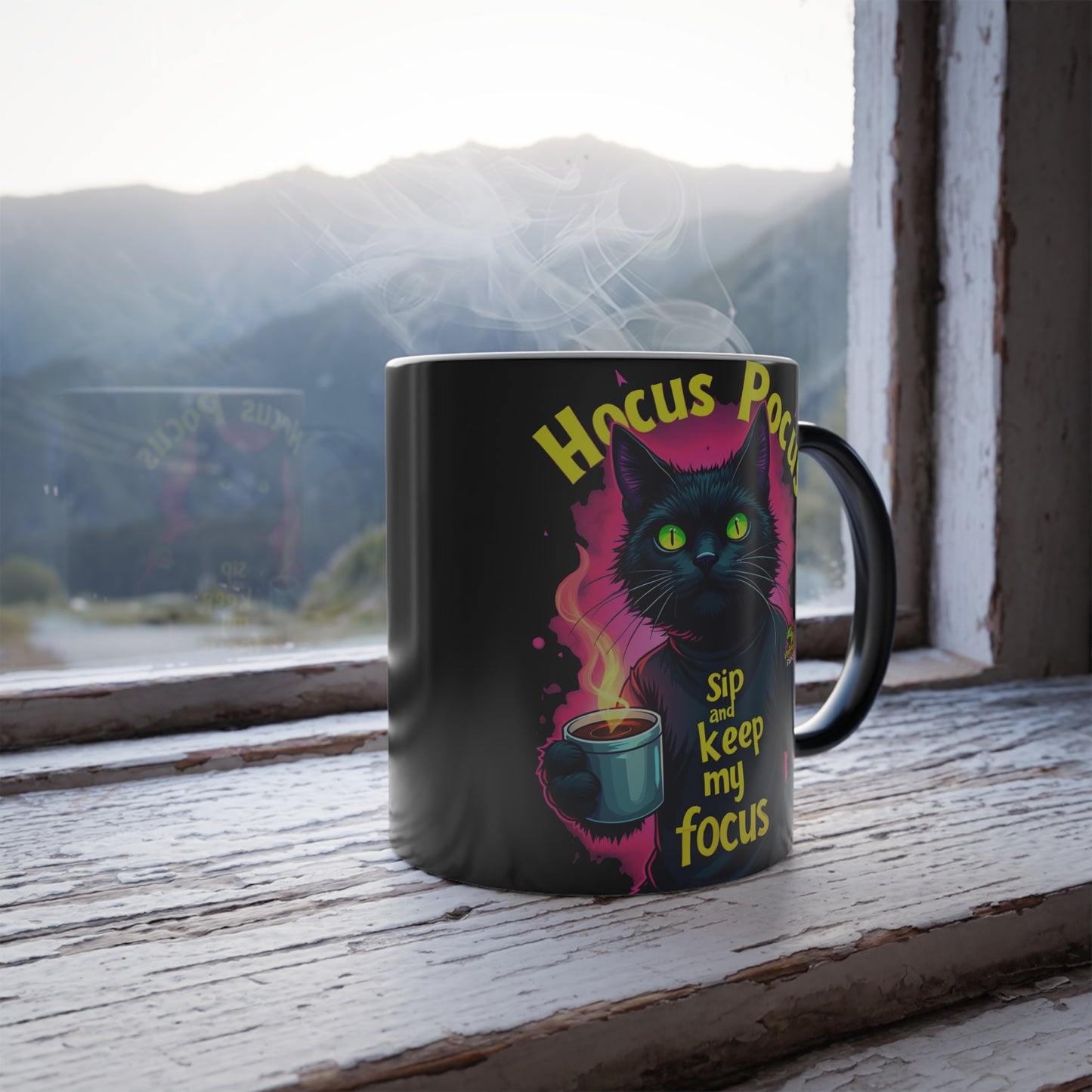 Travelers - Hocus Pocus Mug | Magic for Travelers | Travel Mug | Color Changing - premium material. perfect gift idea. Order yours now and stand out with this exclusive piece!