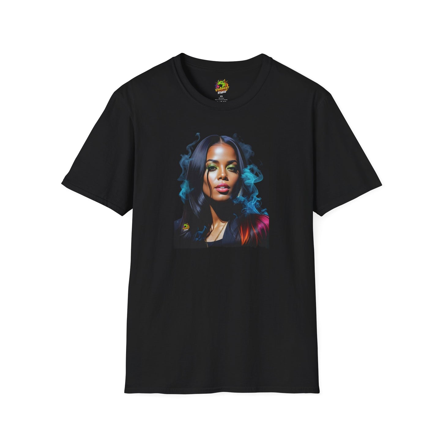 Aaliyah shirt | Tribute to a Music Icon | Memorial R&B Portrait Tee - High Quality Image