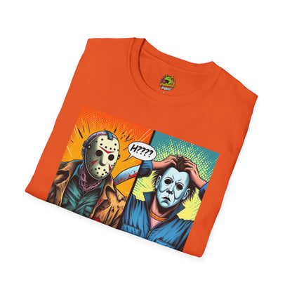 Jason Voorhees & Michael Myers Shirt | Funny Halloween Picnic Tee