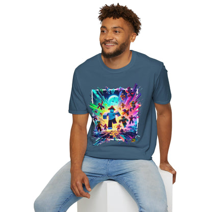 Cool Roblox Adventure Tee for Kids | Roblox Graphic T-Shirt | Roblox Clothing for Boys & Girls | Fun Gift for Roblox Fans