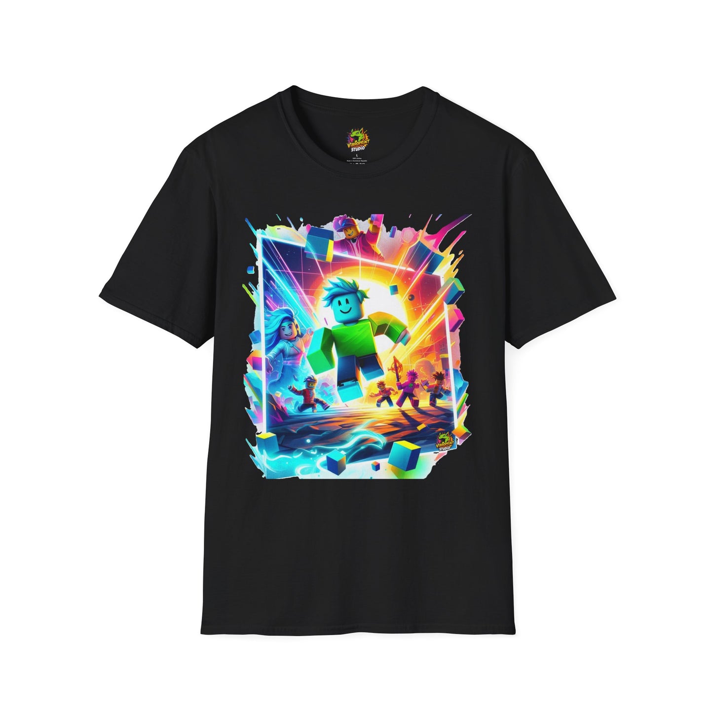 Roblox Avatar T-Shirt for Kids | Unique Roblox Graphic Tee | Roblox Gaming Merch | Cool Gift for Roblox Fans - High Quality Image