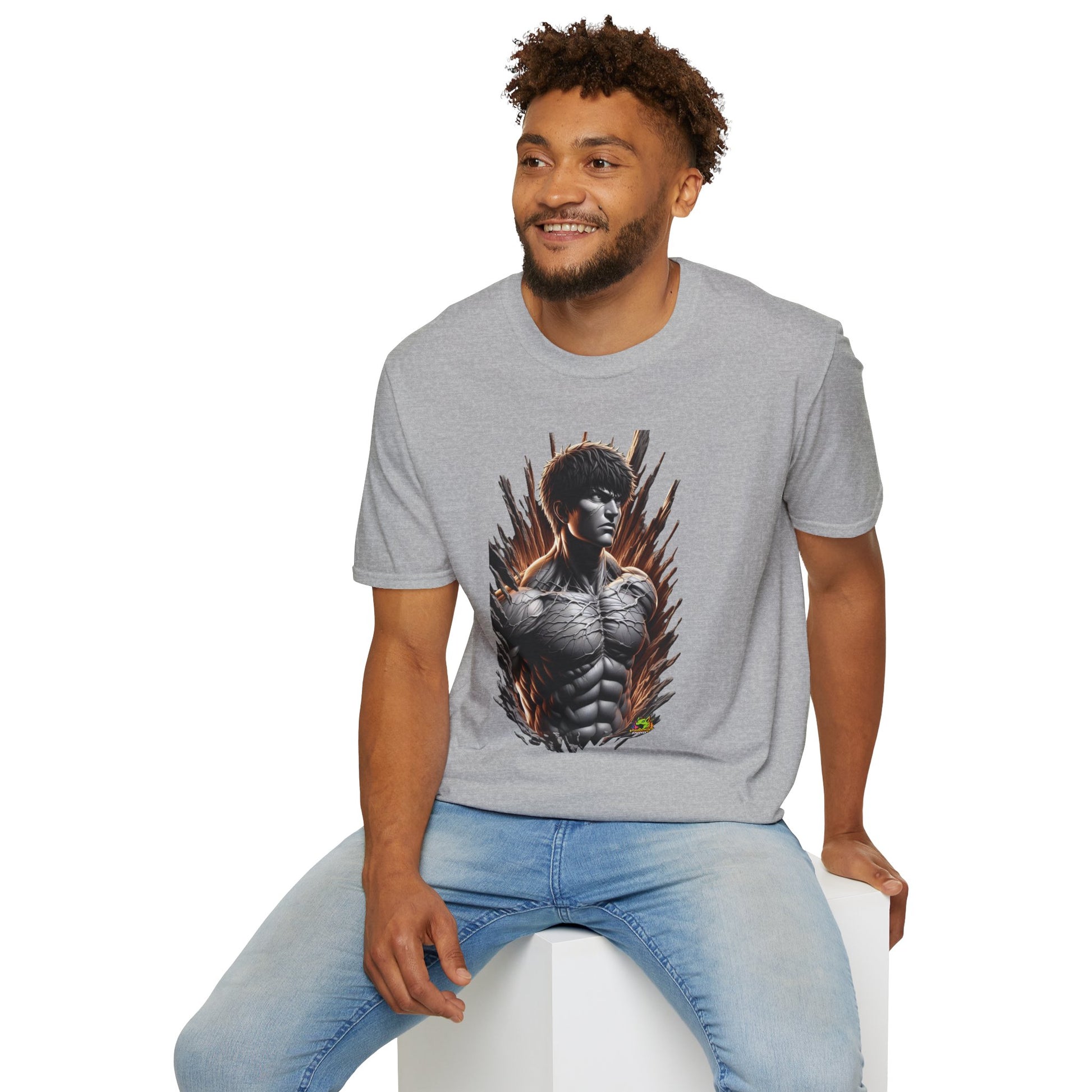 Confidence - UFC T Shirt | Unleash Fierce Confidence | UFC Tee for Gym with Baki Anime Inspiration - premium material. limited stock. Order yours now and stand out with this exclusive piece!