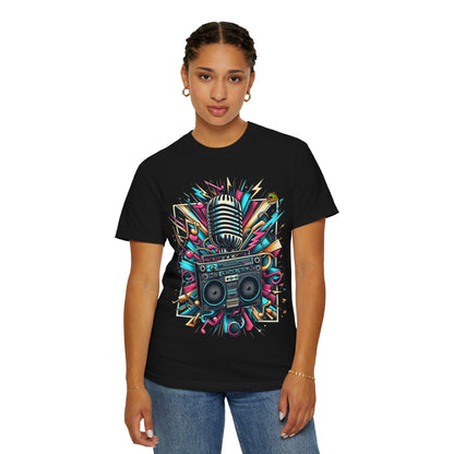 Beats - Vintage Boombox & Microphone Rapper Merch | Hip-Hop Beats Fusion T-Shirt - premium material. perfect gift idea. Order yours now and stand out with this exclusive piece!