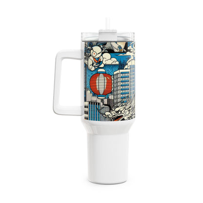 Colorful - Stanley cup | Geeky Cartoon Tumbler for Anime Fans | Colorful Drinkware - custom-made. perfect gift idea. Order yours now and stand out with this exclusive piece!