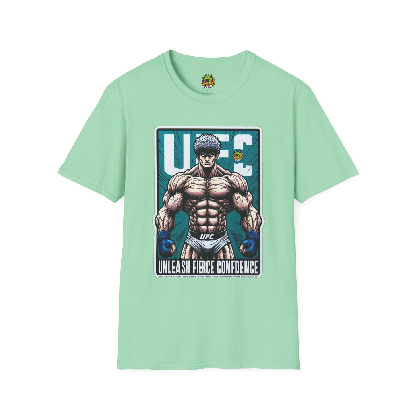 Tee - UFC T Shirt | Unleash Fierce Confidence | UFC Tee for Gym and Baki Anime Fans - premium material. limited stock. Order yours now and stand out with this exclusive piece!