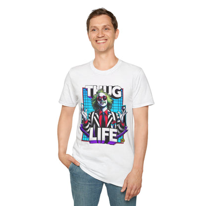 Men - Beetlejuice Shirt | Funny Thug Life Graphic Tee | Halloween Beetlejuice T-Shirt for Men & Women - premium material. perfect gift idea. Order yours now and stand out with this exclusive piece!