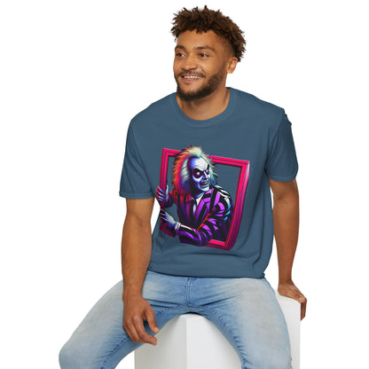 | - Beetlejuice Shirt | Classic Beetlejuice Tee | Creepy Beetlejuice Tee | Beetlejuice Movie Merch - premium material. limited stock. Order yours now and stand out with this exclusive piece!