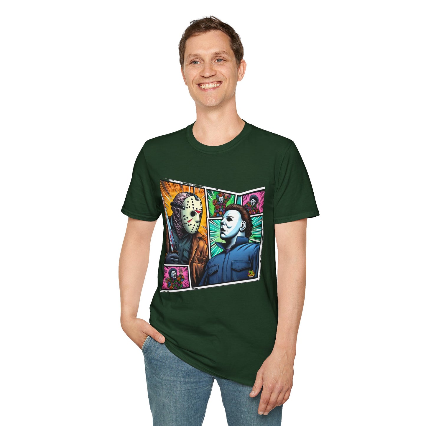 Jason Voorhees & Michael Myers Shirt | Funny Vintage Halloween Tee