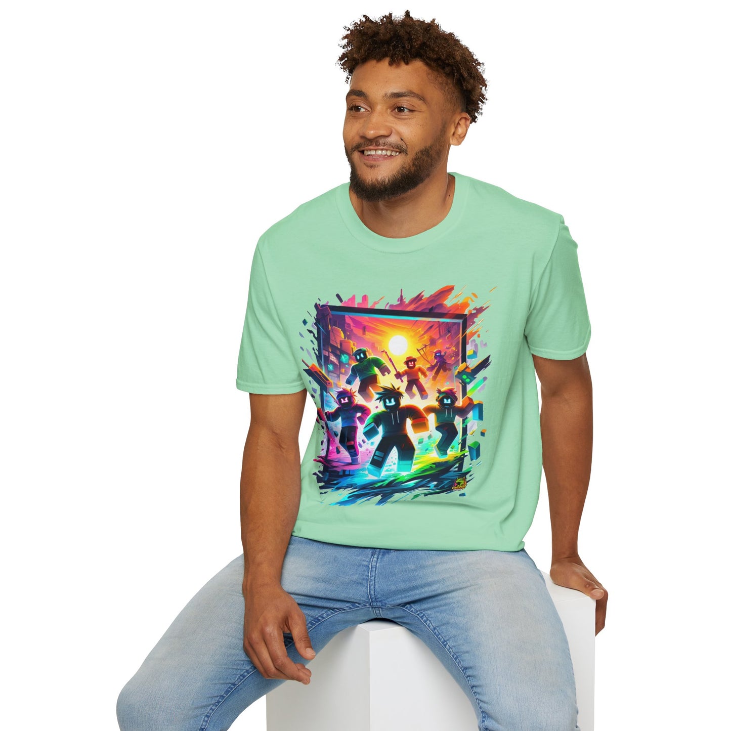 Roblox Adventure T-Shirt for Boys & Girls | Roblox Graphic Tee | Roblox Kids Clothing | Great Roblox Gift