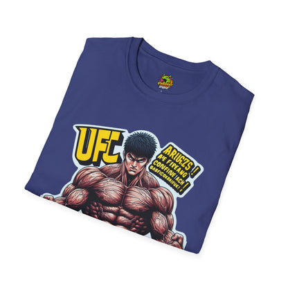 UFC T Shirt | Unleash Fierce Confidence | Motivational UFC Tee with Baki Anime Elements