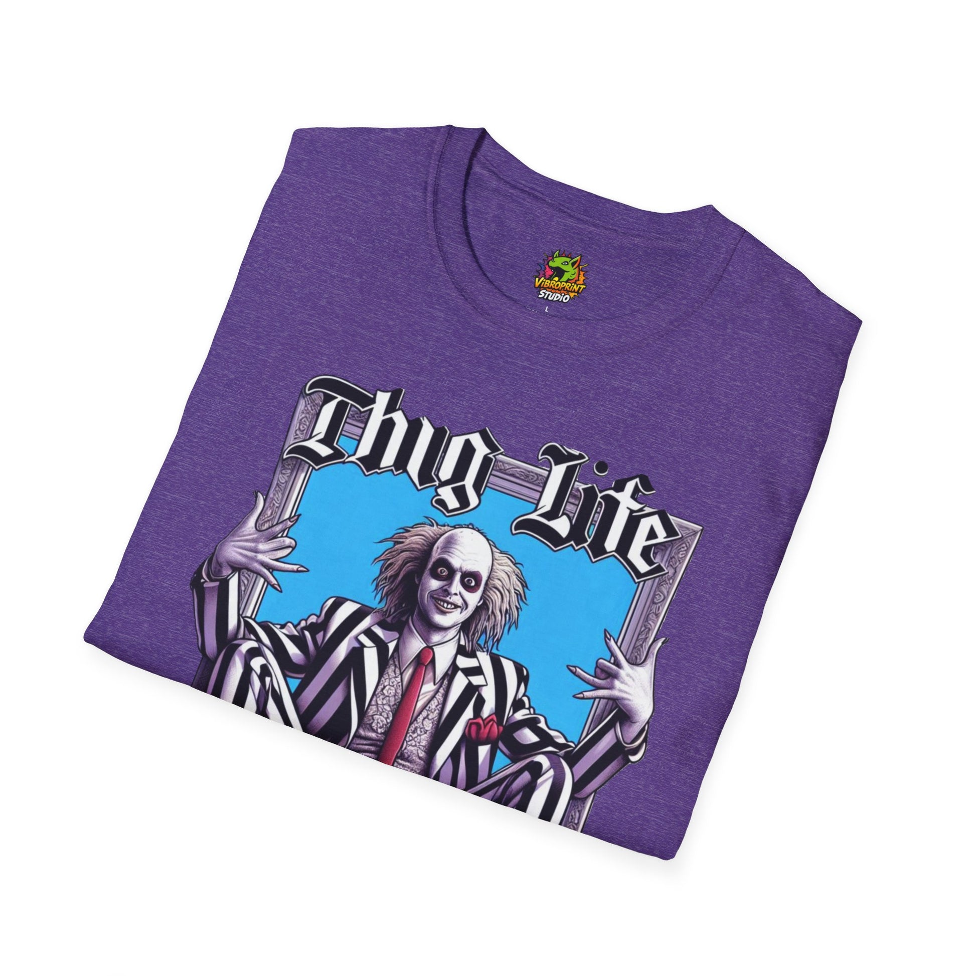 exclusive - Beetlejuice Shirt | Halloween Thug Life Tee | Spooky Beetlejuice Graphic Shirt - custom-made. limited stock. Order yours now and stand out with this exclusive piece!