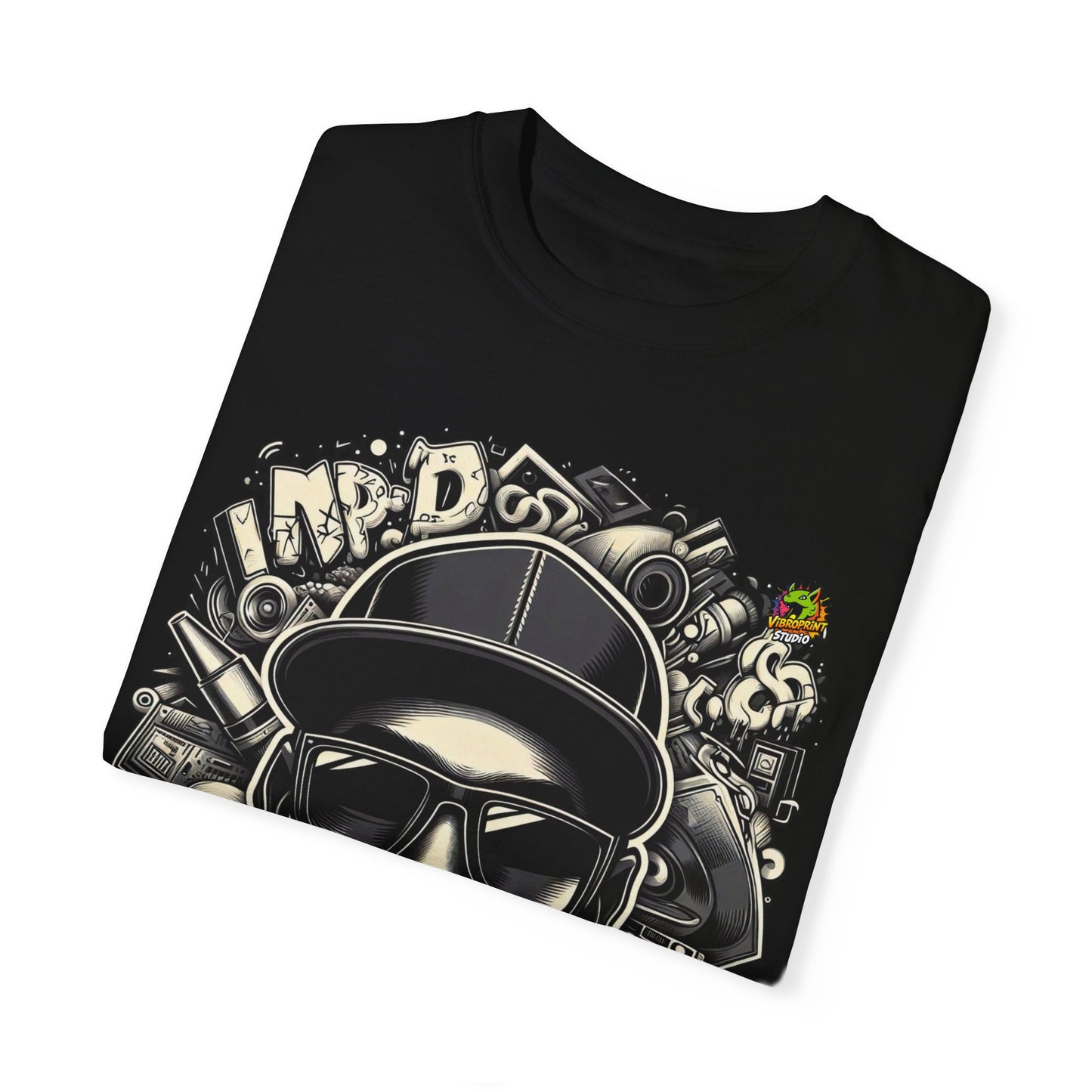 Merch - Rapper Merch Hip-Hop Icon Caricature | Urban Street Style T-Shirt - premium material. limited stock. Order yours now and stand out with this exclusive piece!