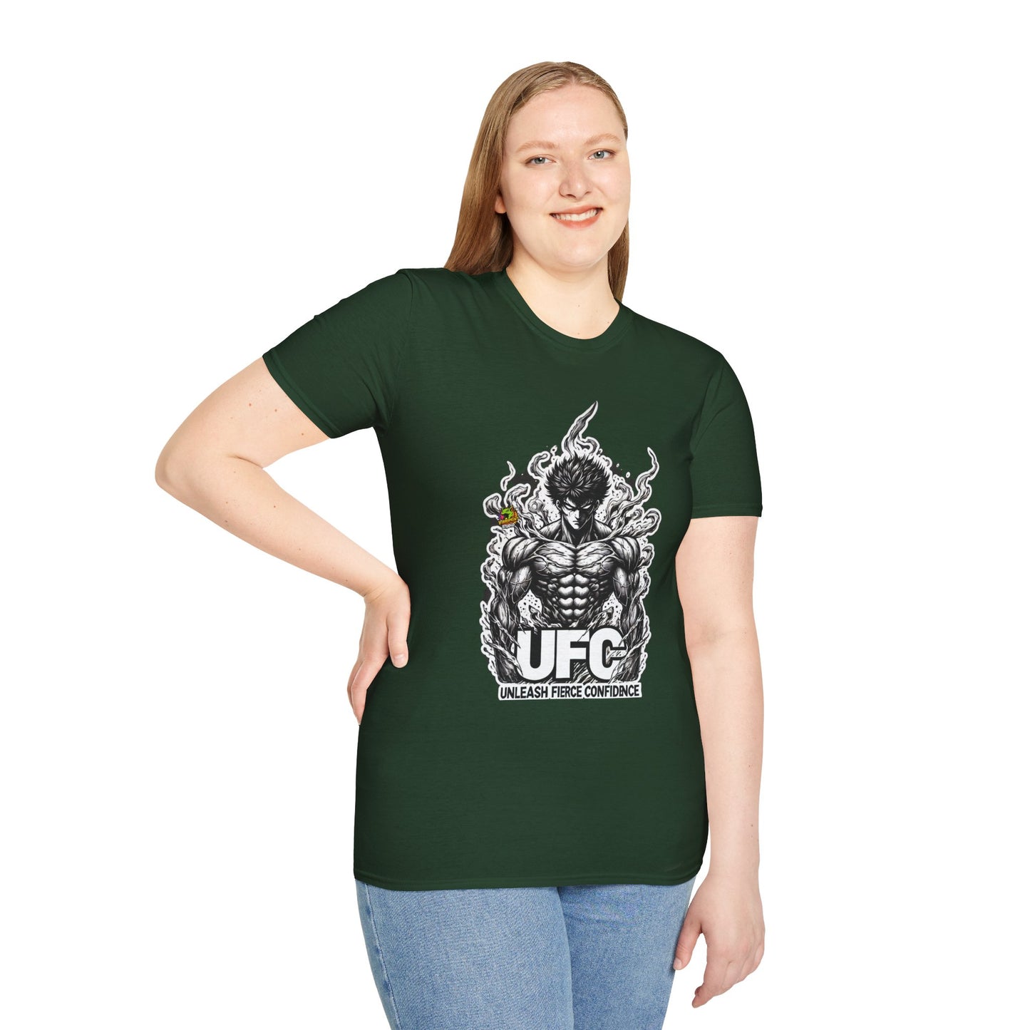 UFC T Shirt | Unleash Fierce Confidence | Motivational UFC Tee with Baki Anime Influence