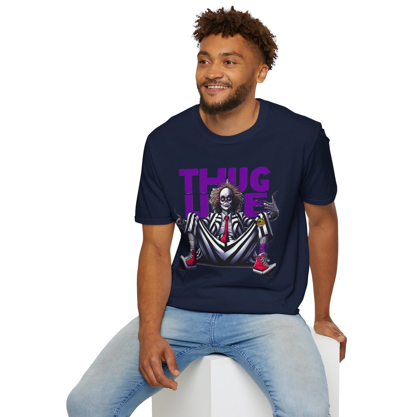 Classic - Beetlejuice Shirt | Thug Life Halloween Tee | Classic Beetlejuice Graphic T-Shirt for Fans - custom-made. perfect gift idea. Order yours now and stand out with this exclusive piece!