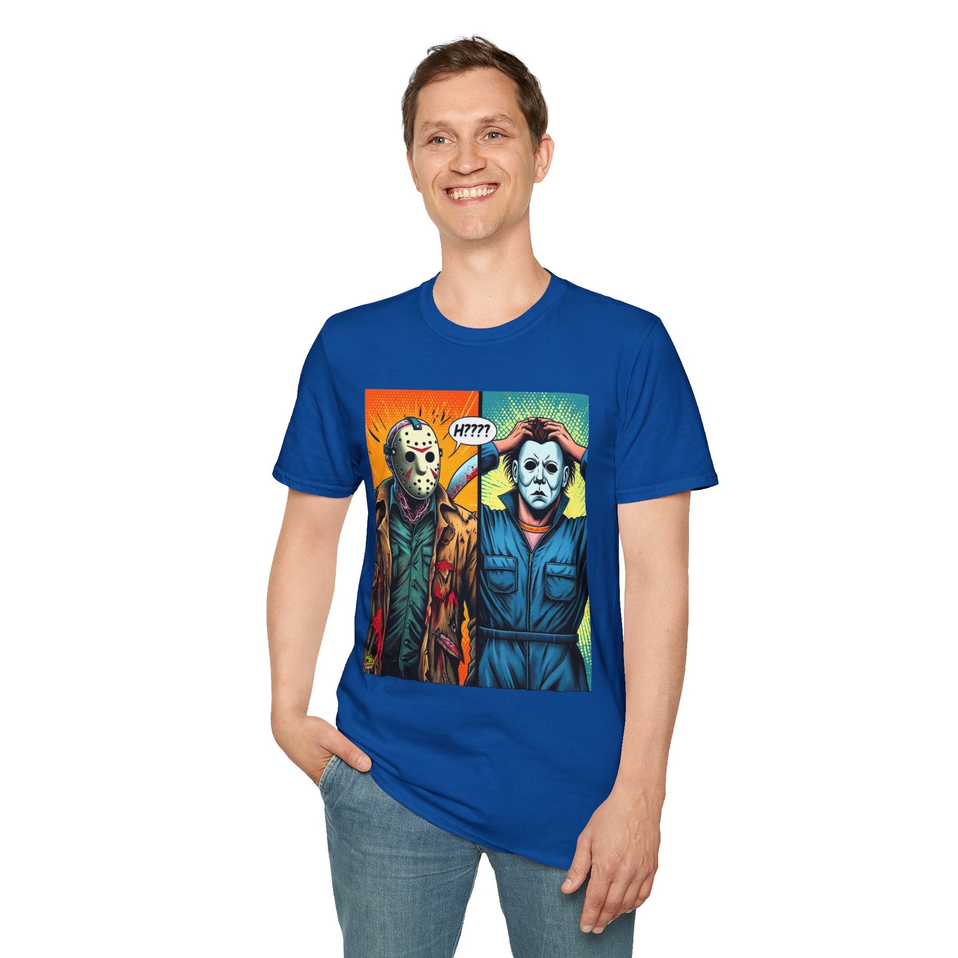 Voorhees - Jason Voorhees & Michael Myers Shirt | Funny Halloween Picnic Tee - custom-made. limited stock. Order yours now and stand out with this exclusive piece!