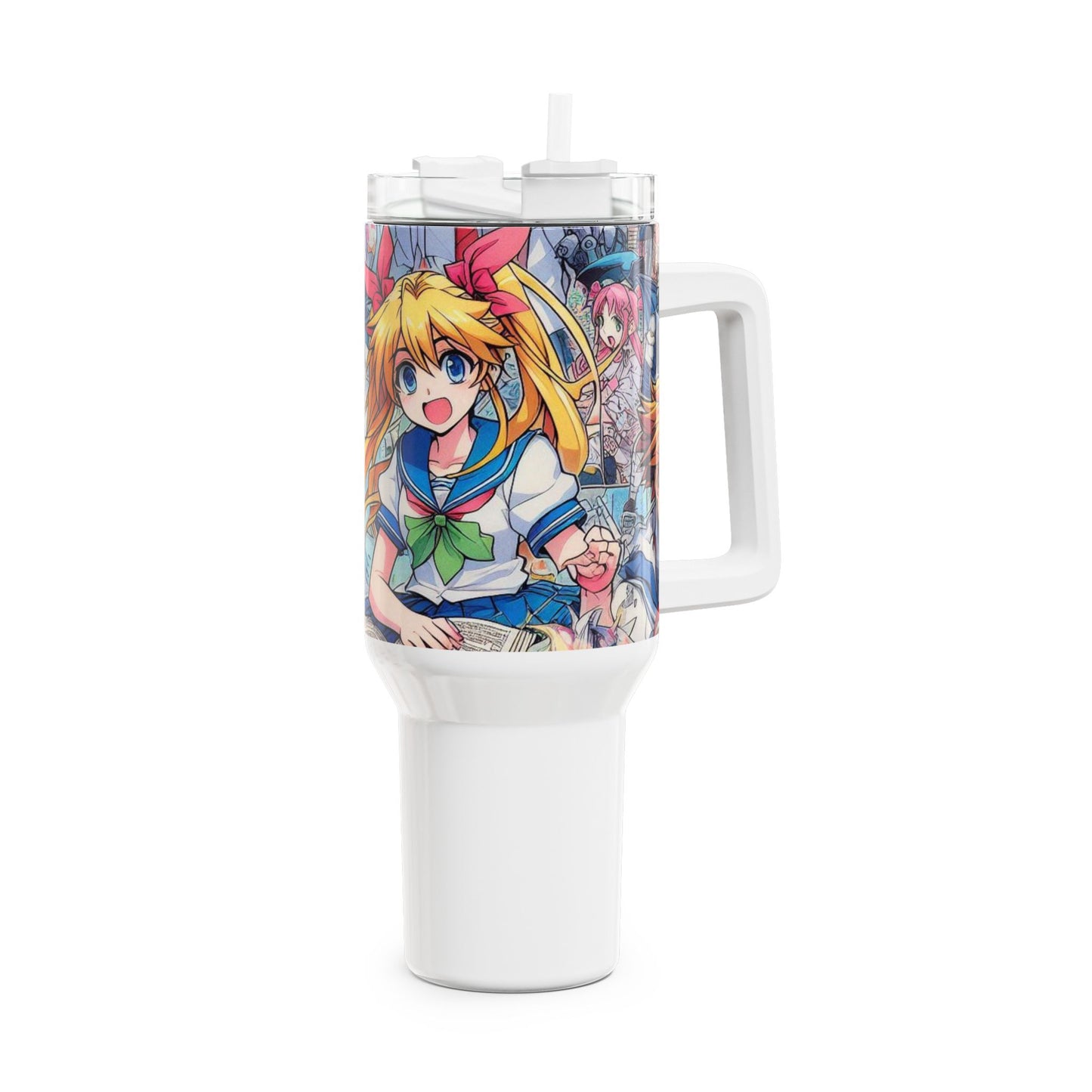 Geek - Stanley Tumbler | Geek Drinkware for Anime and Comic Fans | Colorful Cartoon Tumbler - premium material. limited stock. Order yours now and stand out with this exclusive piece!