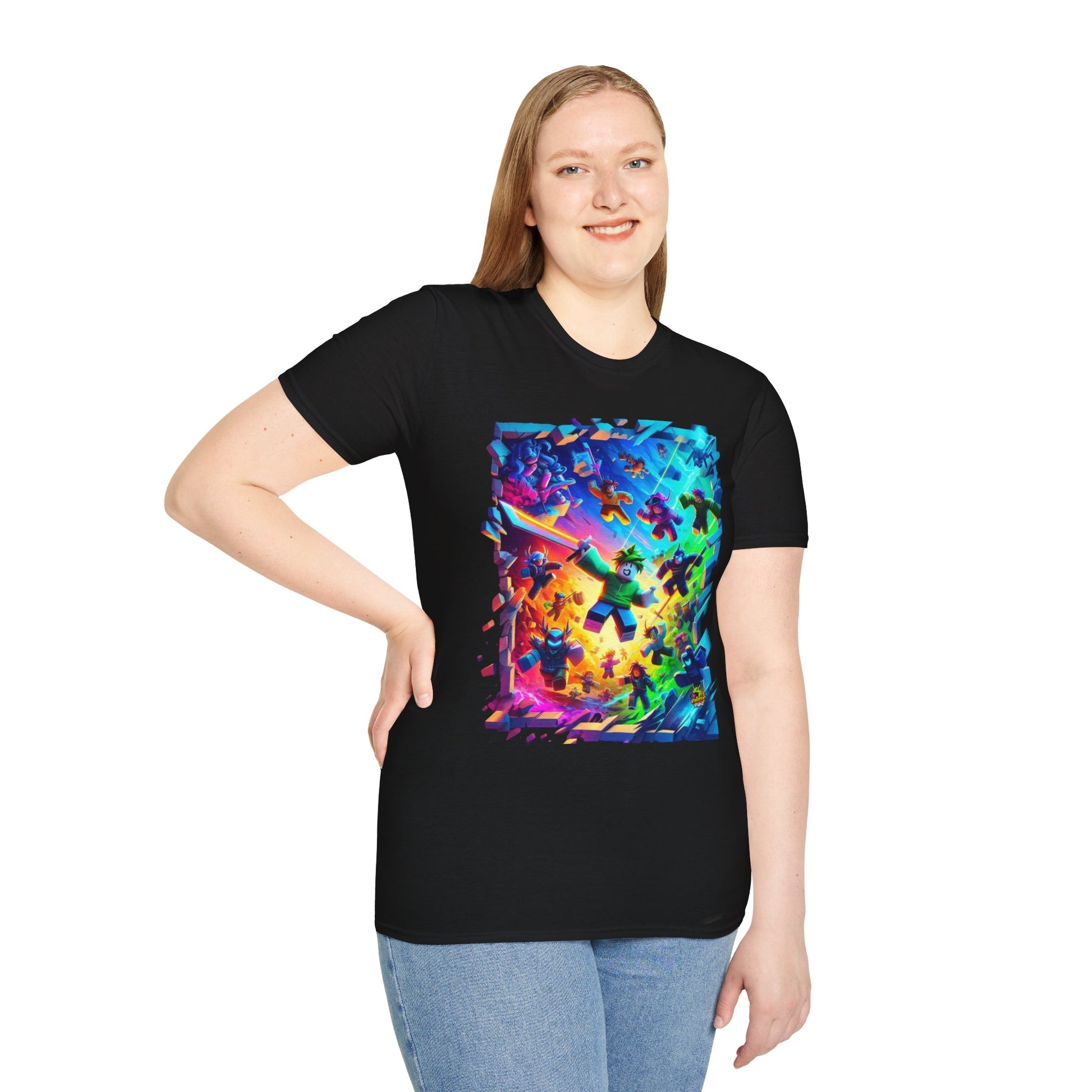 handcrafted - Roblox Game Lover Tee | Roblox Graphic T-Shirt for Kids | Roblox Clothing for Gamers | Cool Roblox Kids Shirt - Order yours now and stand out with this exclusive piece!