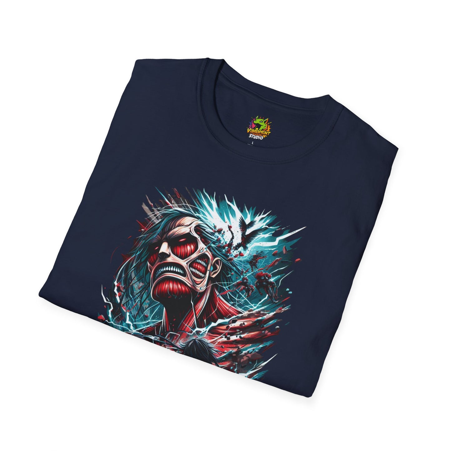 Titan’s - Eren Yeager Titan’s Resolve Unshaken Tee | Official Attack on Titan - custom-made. limited stock. Order yours now and stand out with this exclusive piece!