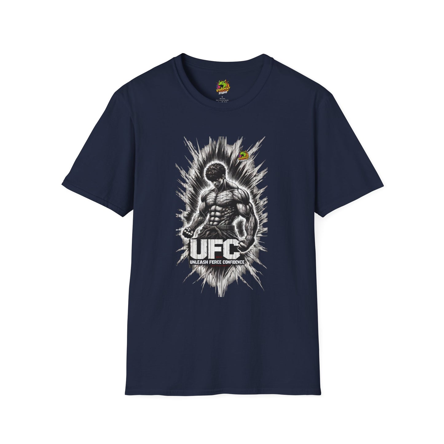 Unleash - UFC T Shirt | Unleash Fierce Confidence | Motivational UFC Tee with Baki Anime T Shirt - premium material. limited stock. Order yours now and stand out with this exclusive piece!