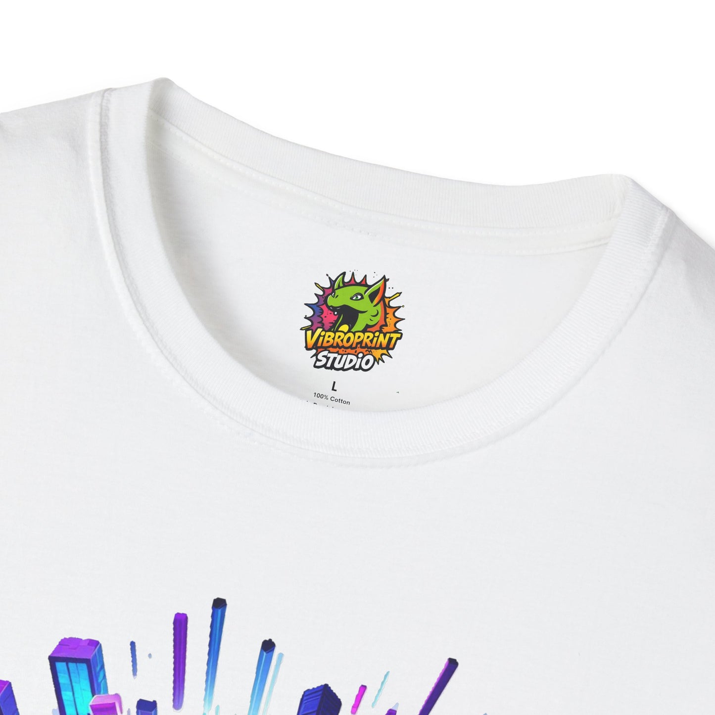 - - Roblox T-Shirt - Block City Skyline - premium material. limited stock. Order yours now and stand out with this exclusive piece!