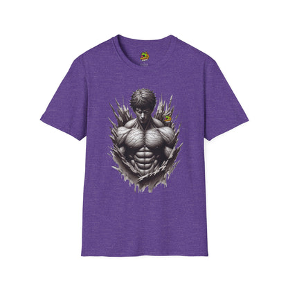 | - UFC T Shirt | Unleash Fierce Confidence | Motivational UFC Tee with Baki Anime Strength - premium material. limited stock. Order yours now and stand out with this exclusive piece!