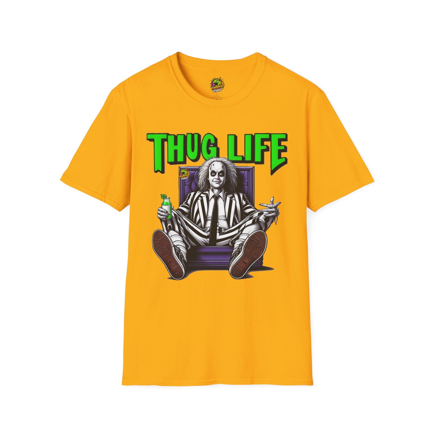 | - Beetlejuice Shirt | Thug Life Halloween T-Shirt | Creepy Beetlejuice Graphic Tee - premium material. perfect gift idea. Order yours now and stand out with this exclusive piece!