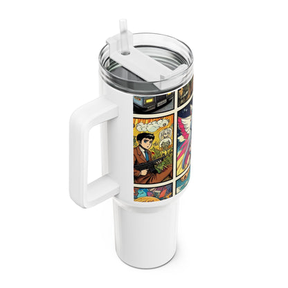 | - Stanley Tumbler | Colorful Anime and Comics Themed Tumbler | Geek Drinkware for Fans - premium material. limited stock. Order yours now and stand out with this exclusive piece!