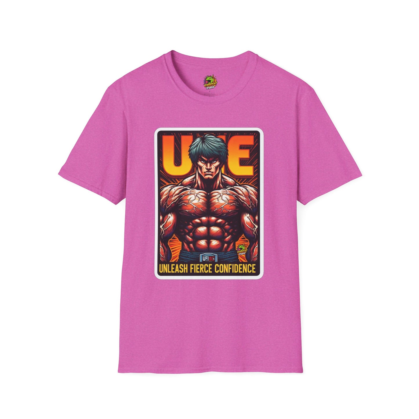 Anime - UFC T Shirt | Unleash Fierce Confidence | Motivational UFC Tee for Gym & Baki Anime Fans - premium material. limited stock. Order yours now and stand out with this exclusive piece!