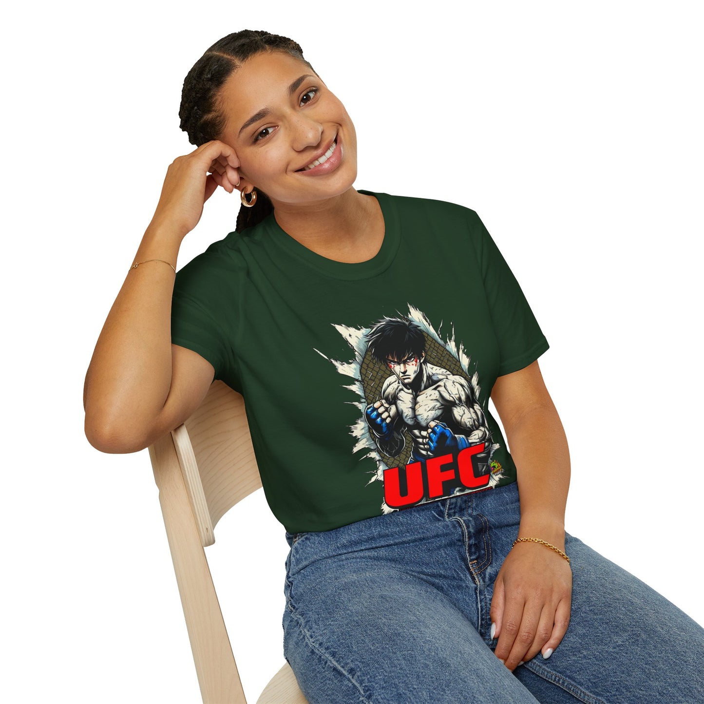 UFC T Shirt | Unleash Fierce Confidence | UFC Tee for Anime & Sport Lovers