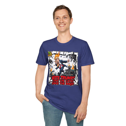 | - They're Eating the Dogs Tee | Funny Political Meme Shirt | Trump Election Satire Graphic Tee - custom-made. perfect gift idea. Order yours now and stand out with this exclusive piece!