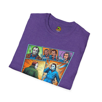 product - Michael Myers Vintage Shirt | Jason & Michael Funny Horror Tee - premium material. limited stock. Order yours now and stand out with this exclusive piece!