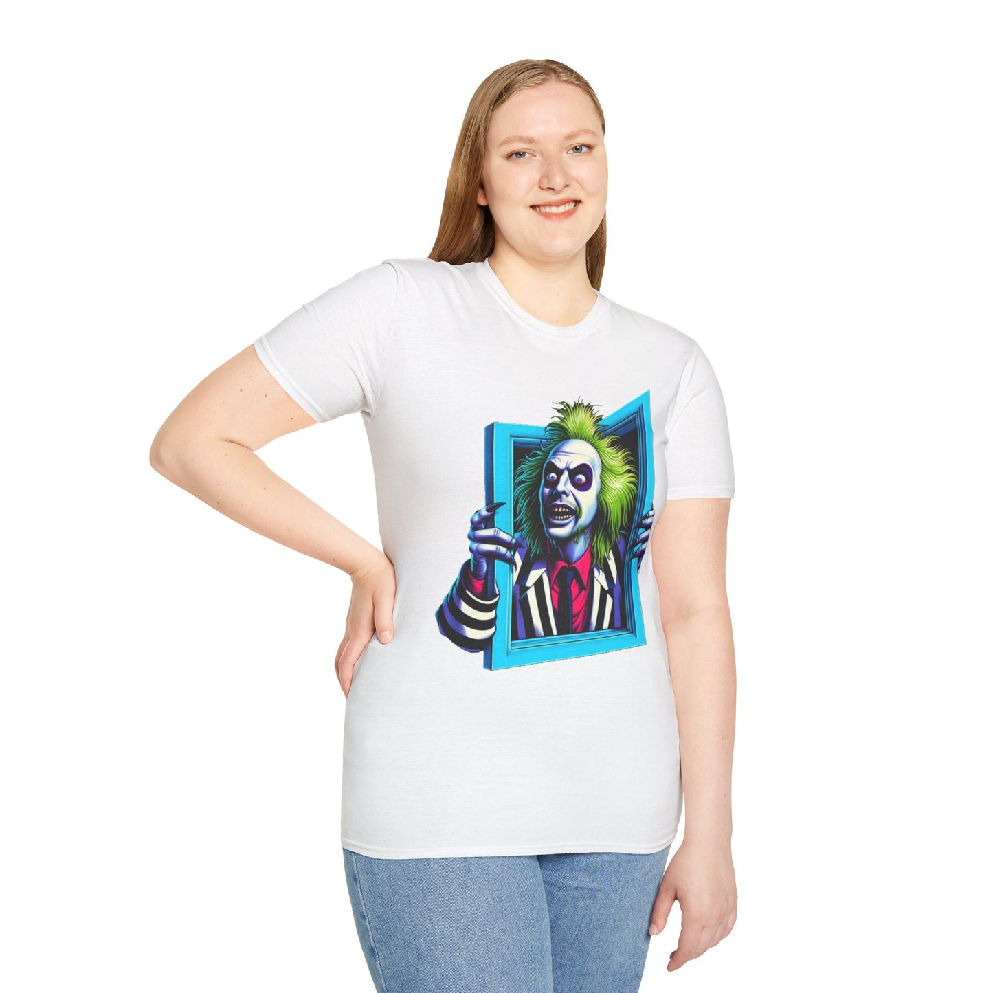 T-Shirt - Beetlejuice Shirt | Funny Halloween T-Shirt for Adults | Beetlejuice Classic Movie Graphic Tee | Spooky Halloween Style - premium material. limited stock. Order yours now and stand out with this exclusive piece!