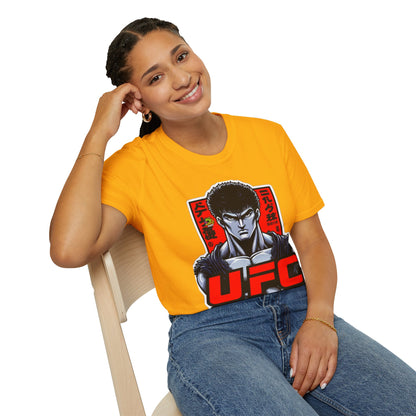 UFC T Shirt | Unleash Fierce Confidence | UFC Tee with Baki Anime Style