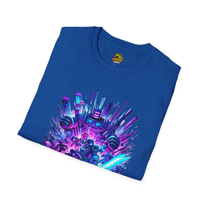 T-Shirt - Roblox T-Shirt - Block City Skyline - custom-made. perfect gift idea. Order yours now and stand out with this exclusive piece!