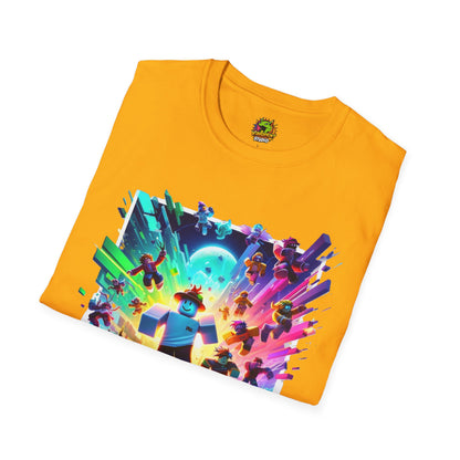 Cool Roblox Adventure Tee for Kids | Roblox Graphic T-Shirt | Roblox Clothing for Boys & Girls | Fun Gift for Roblox Fans