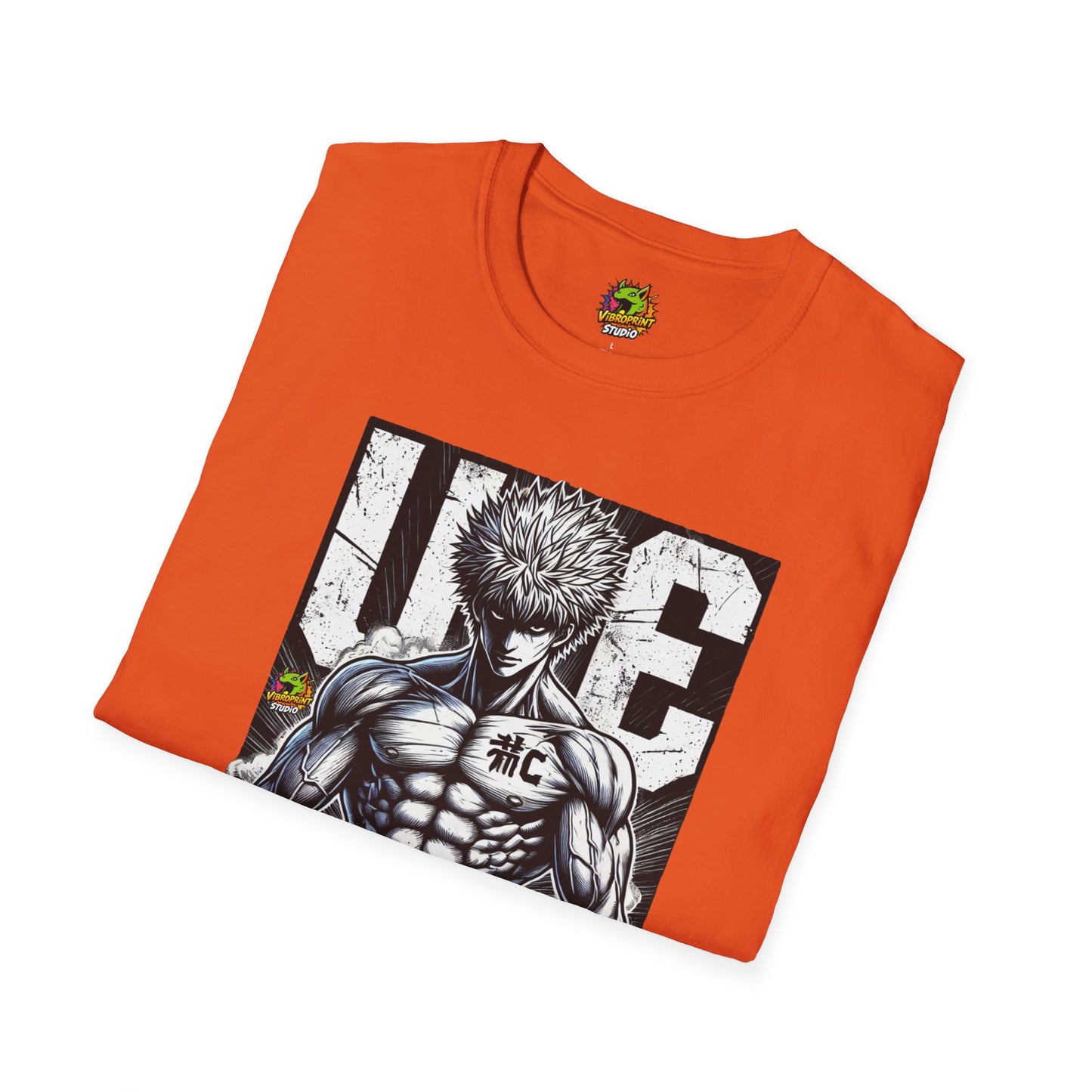 UFC T Shirt | Unleash Fierce Confidence | Motivational UFC Tee with Baki Anime T-Shirt design